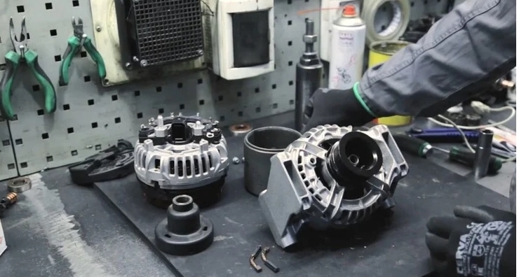 Mercedes alternator diagnostics, გენერატორის დიაგნოსტიკა